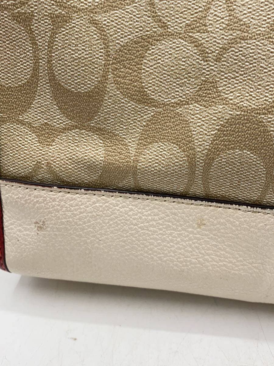 COACH Shoulder Bag BEG All Over Pattern CE645 7