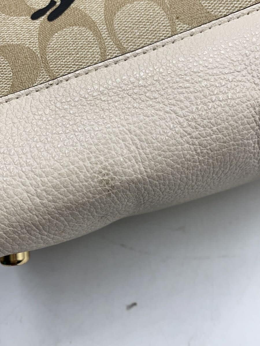 COACH Shoulder Bag BEG All Over Pattern CE645 8