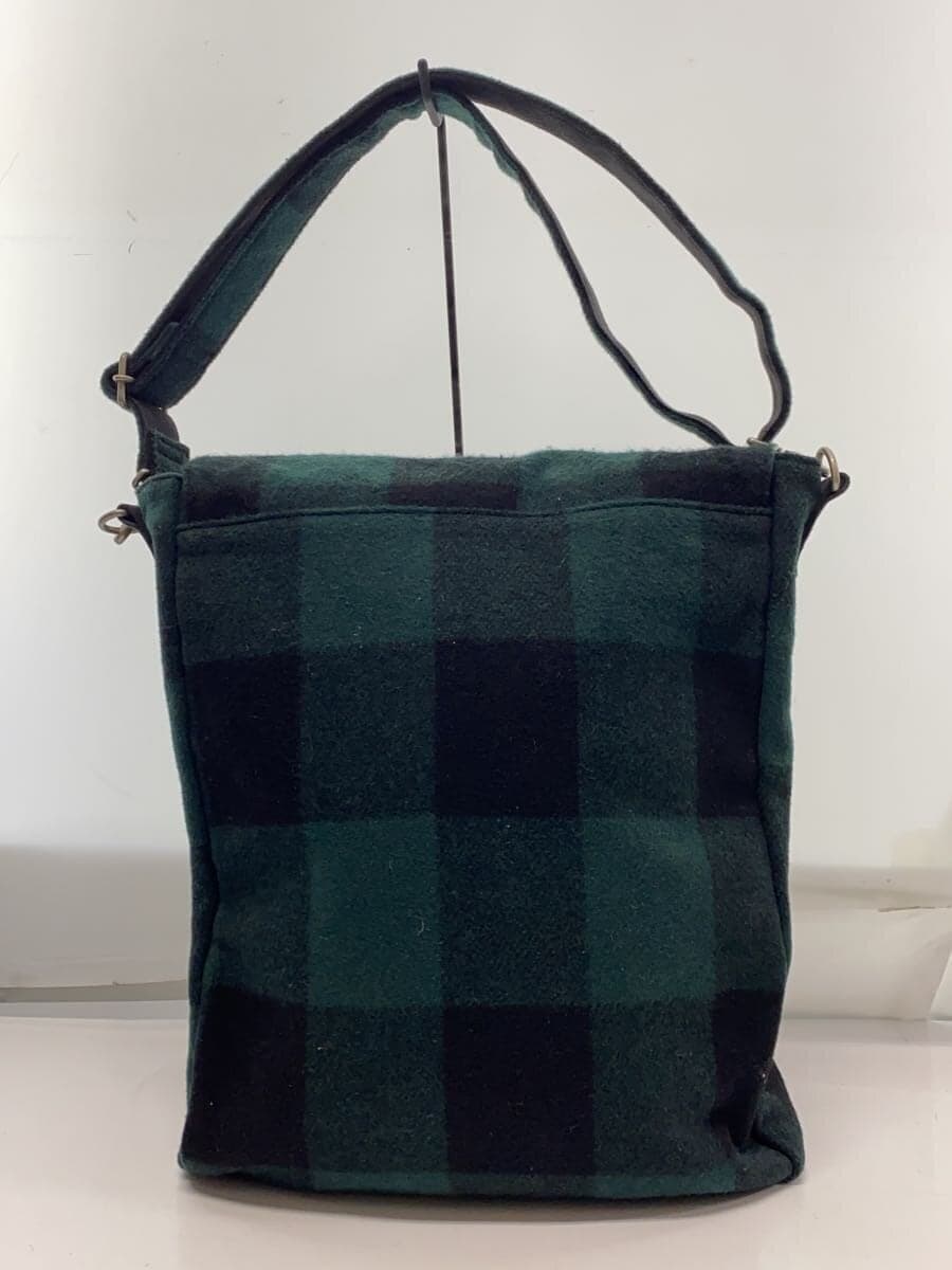 PORTER shoulder bag cotton GRN check 3