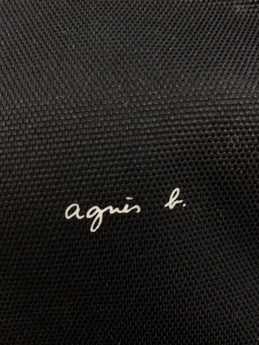 agnes b VOYAGE backpack nylon black MH02B-05 5
