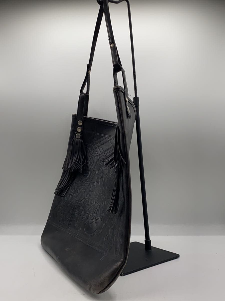 Other Brand BEAUGESTE Shoulder Bag Leather BLK Solid 2