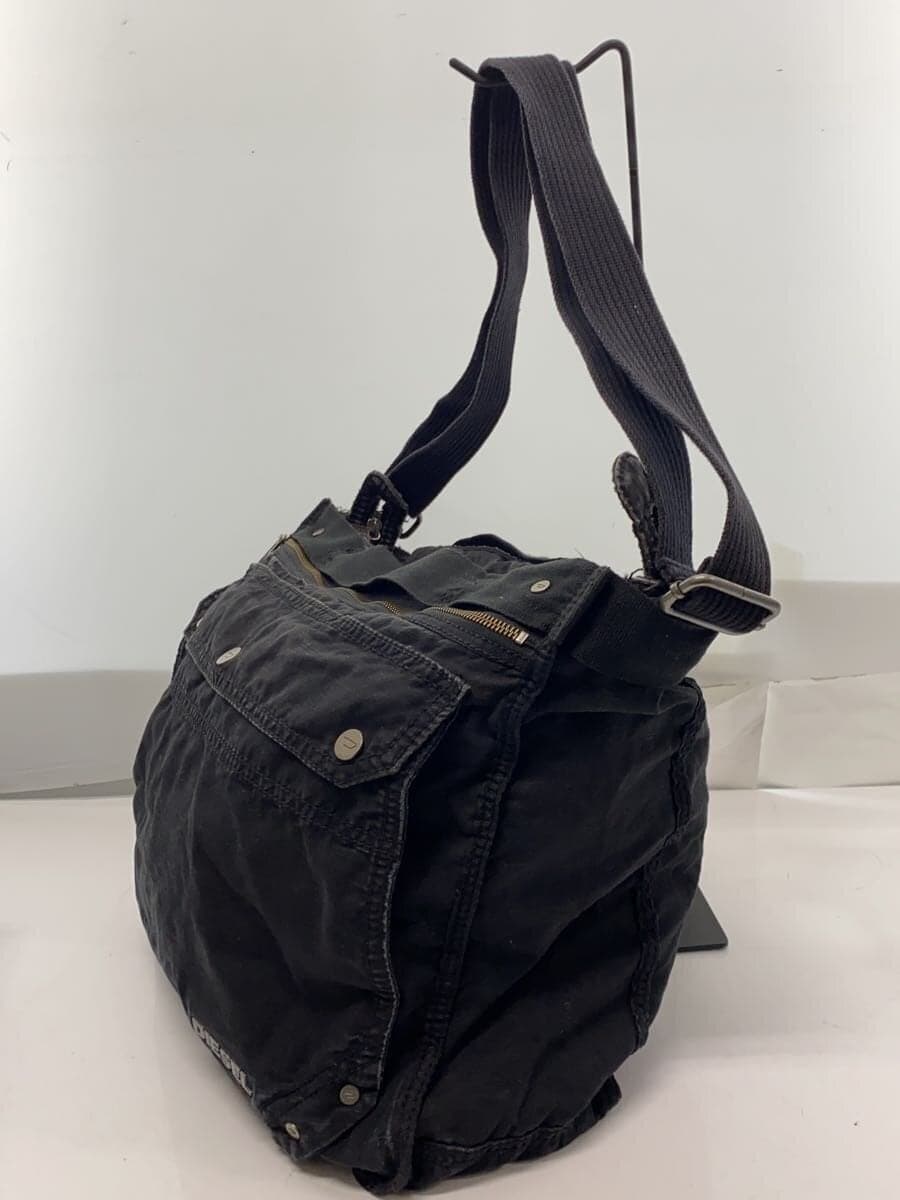 DIESEL Shoulder Bag Cotton BLK Solid 2