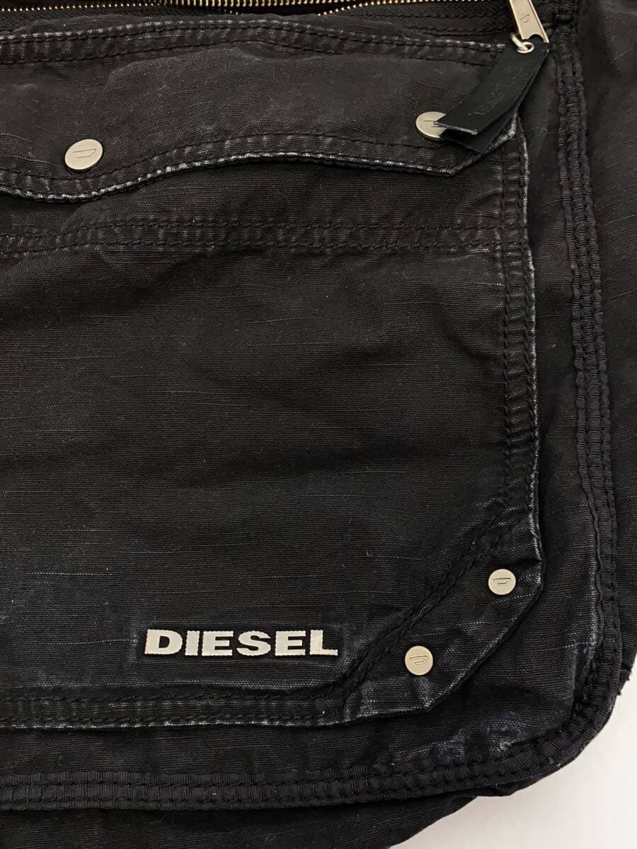 DIESEL Shoulder Bag Cotton BLK Solid 5