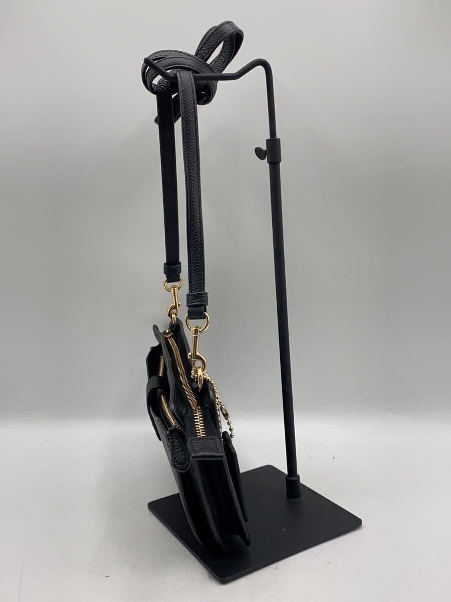 COACH Shoulder Bag Leather BLK Solid 53529 2