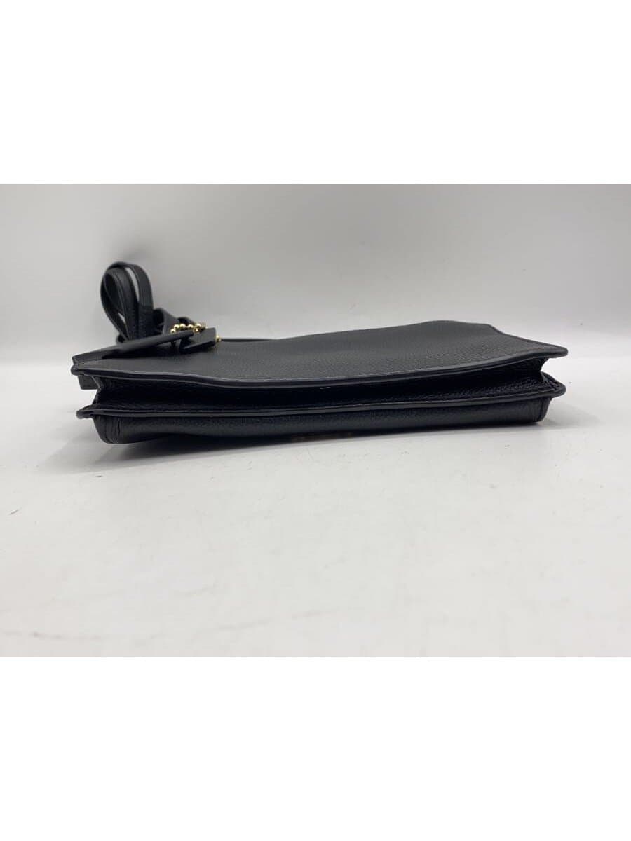 COACH Shoulder Bag Leather BLK Solid 53529 4