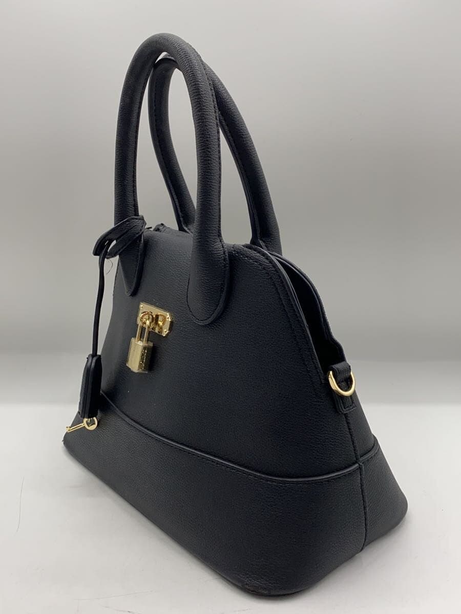 SNIDEL Shoulder Bag Faux Leather BLK Solid SWGB235613 2