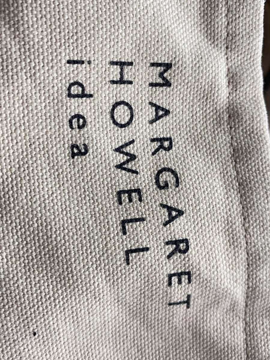 MARGARET HOWELL Handbag Canvas CRM Solid 5