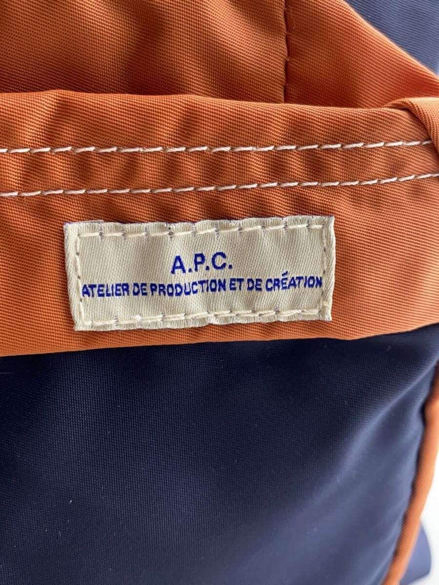 A.P.C. Backpack Nylon NVY Solid 5