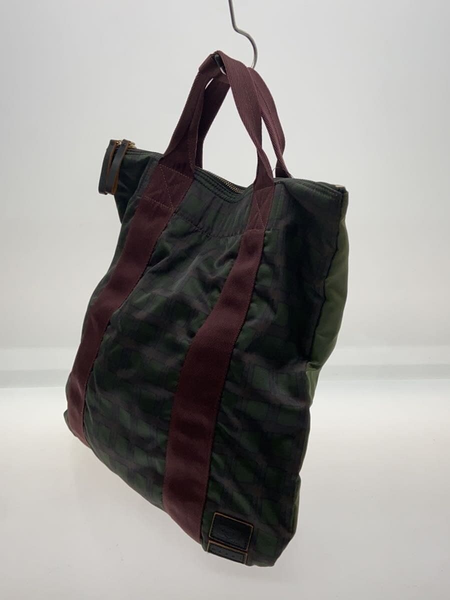 PORTER × MARNI Backpack Nylon Green Ombre Check 2