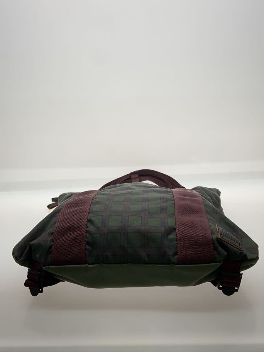 PORTER × MARNI Backpack Nylon Green Ombre Check 4