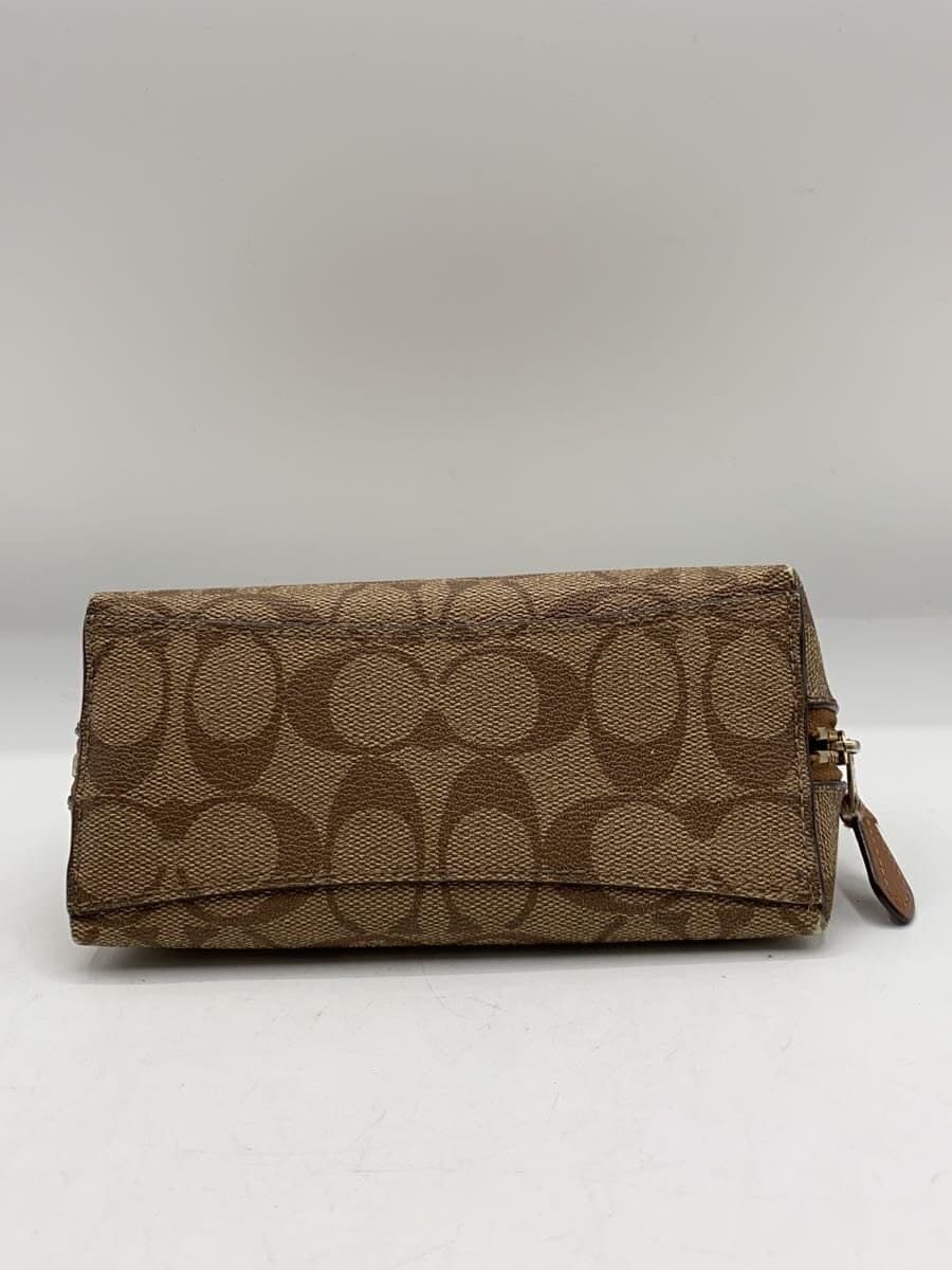 COACH Pouch Leather CML All Over Pattern 4