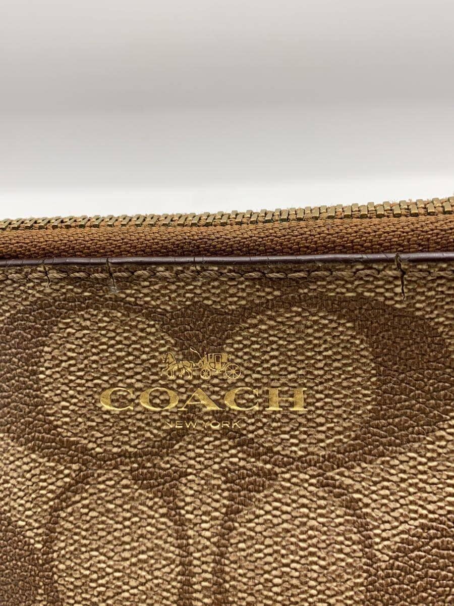 COACH Pouch Leather CML All Over Pattern 5