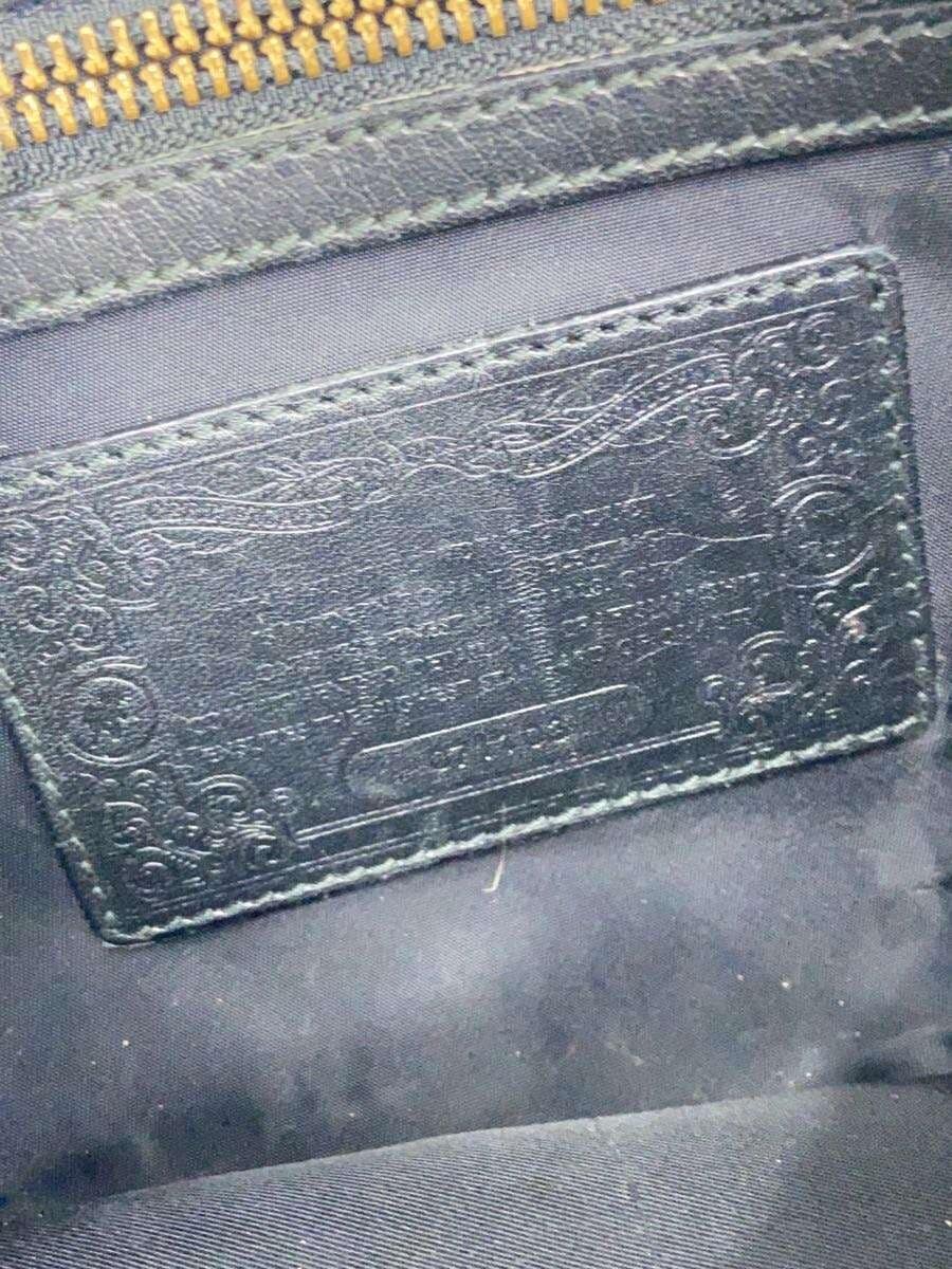 HUNTING WORLD Shoulder Bag Leather Black Solid 5