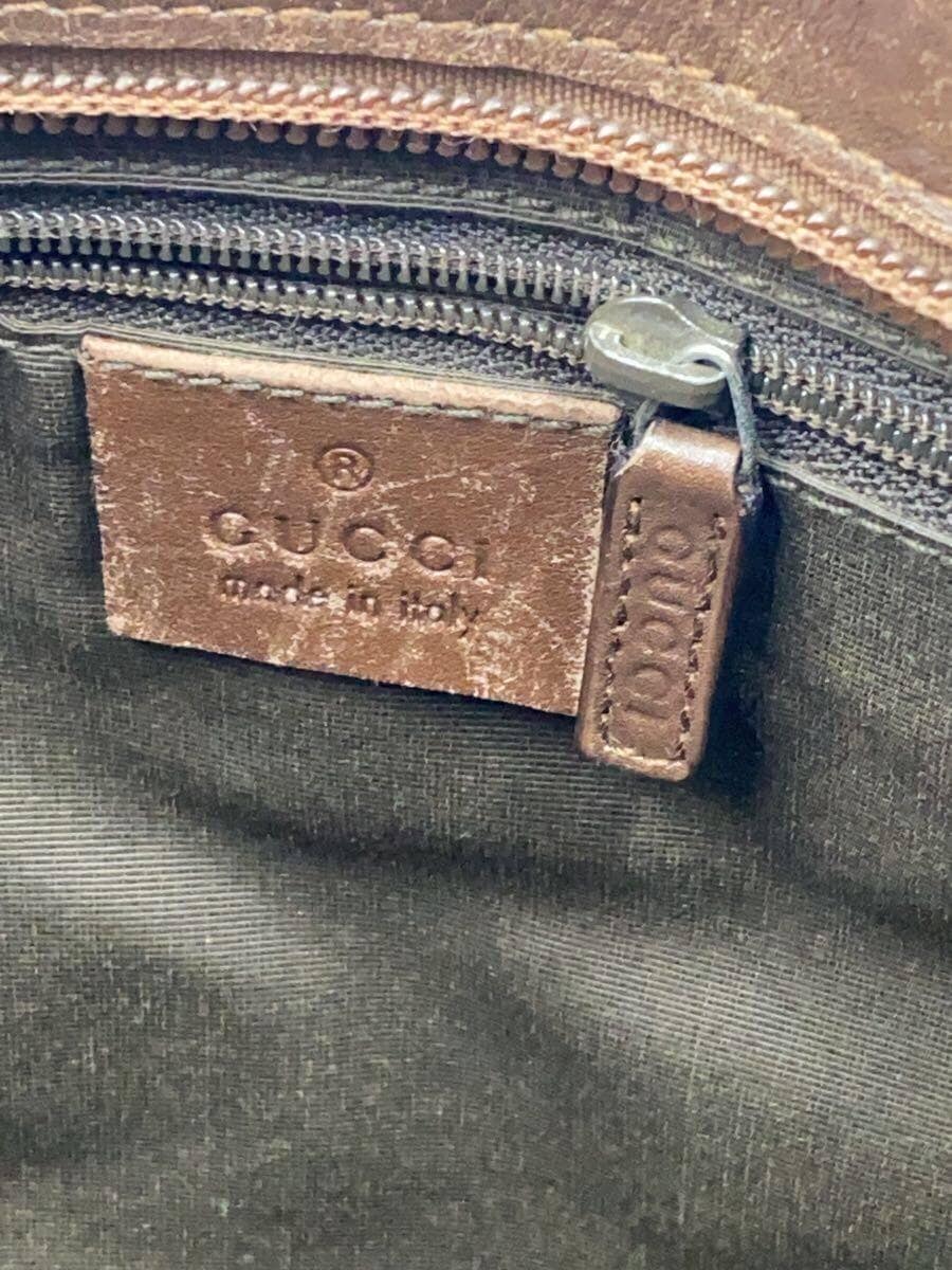 GUCCI Handbag Canvas BRW All-over Print 33890 214397 5