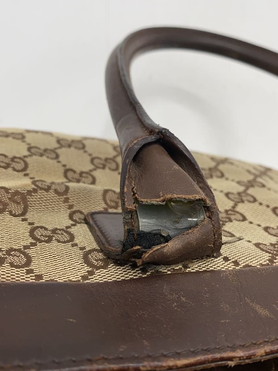 GUCCI Handbag Canvas BRW All-over Print 33890 214397 7