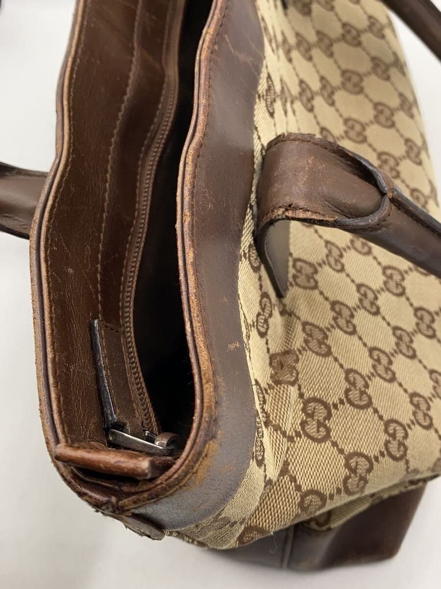 GUCCI Handbag Canvas BRW All-over Print 33890 214397 8