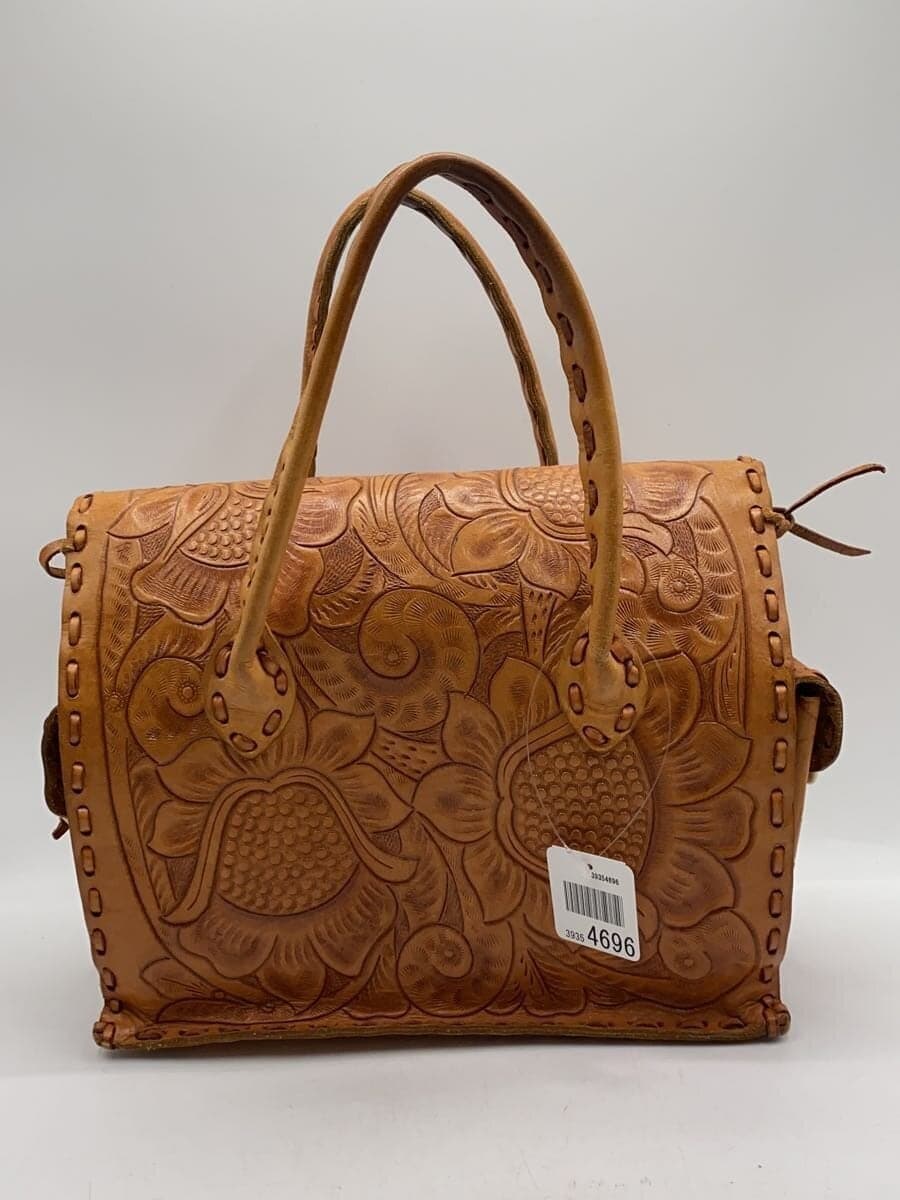 GRACE CONTINENTAL Tote Bag Leather CML All Over Pattern 3