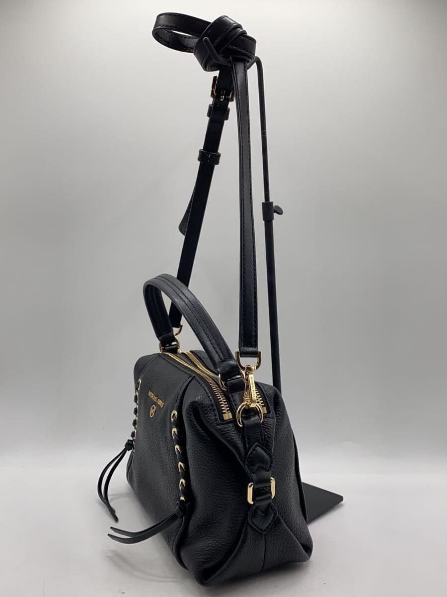 MICHAEL KORS Shoulder Bag Leather BLK Solid 32T2G0SC1L 2