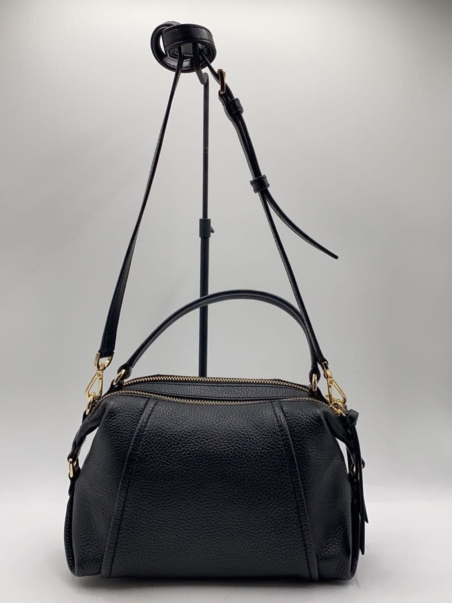 MICHAEL KORS Shoulder Bag Leather BLK Solid 32T2G0SC1L 3