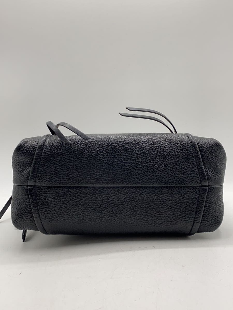 MICHAEL KORS Shoulder Bag Leather BLK Solid 32T2G0SC1L 4