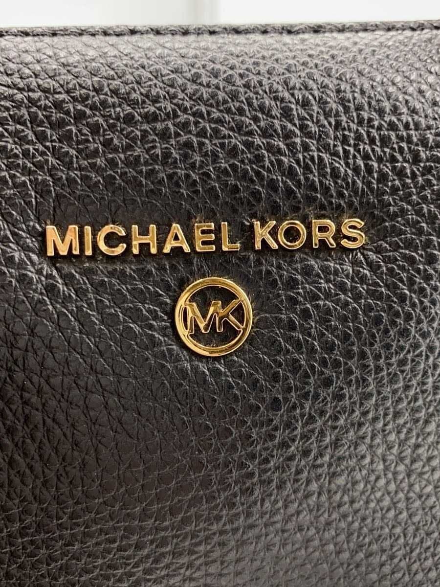 MICHAEL KORS Shoulder Bag Leather BLK Solid 32T2G0SC1L 5