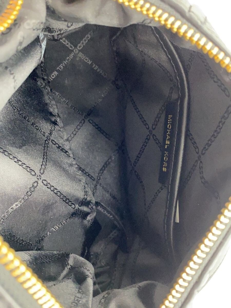 MICHAEL KORS Shoulder Bag Leather BLK Solid 32T2G0SC1L 6