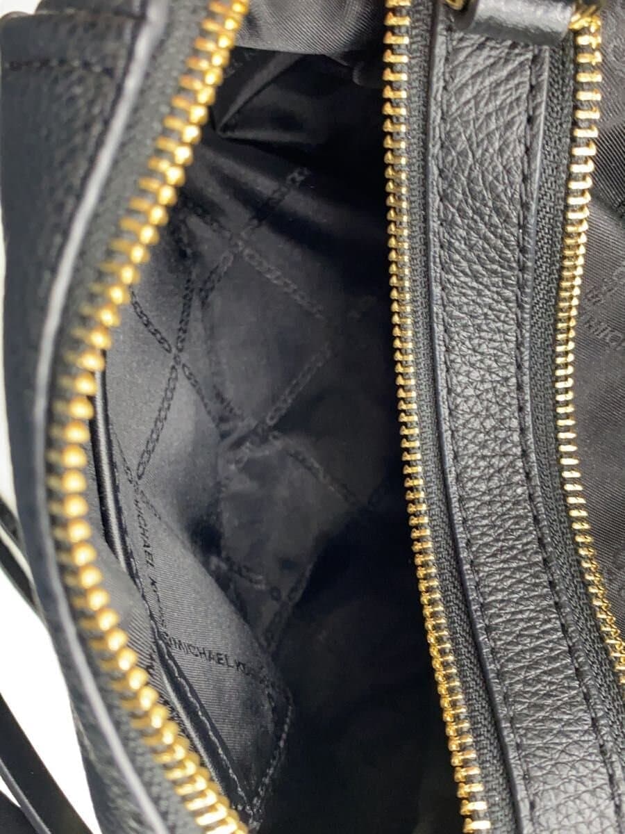 MICHAEL KORS Shoulder Bag Leather BLK Solid 32T2G0SC1L 7