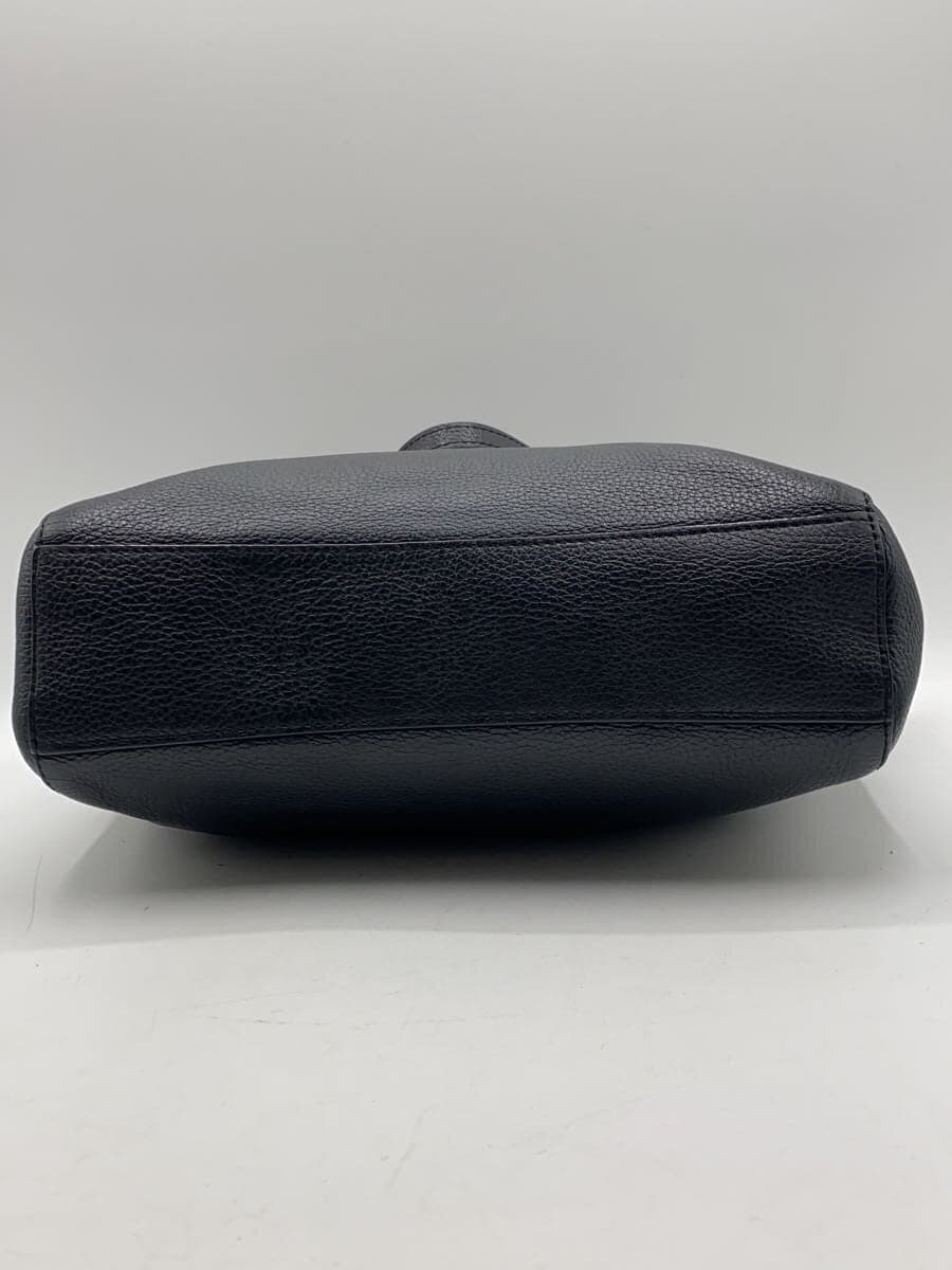 COACH Shoulder Bag Leather Black Solid Color F28993 4