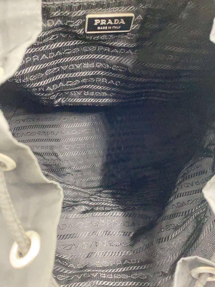 PRADA Backpack Nylon Black 7