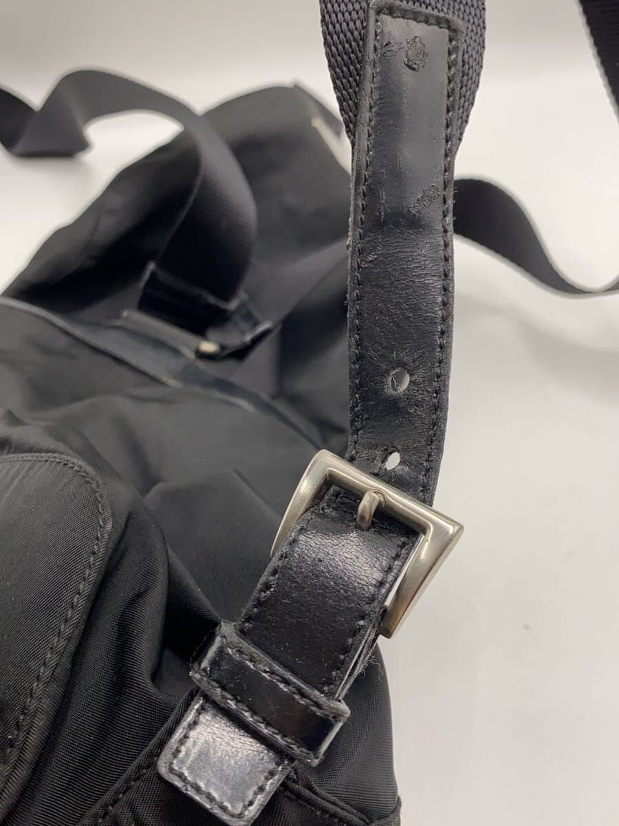 PRADA Backpack Nylon Black 9