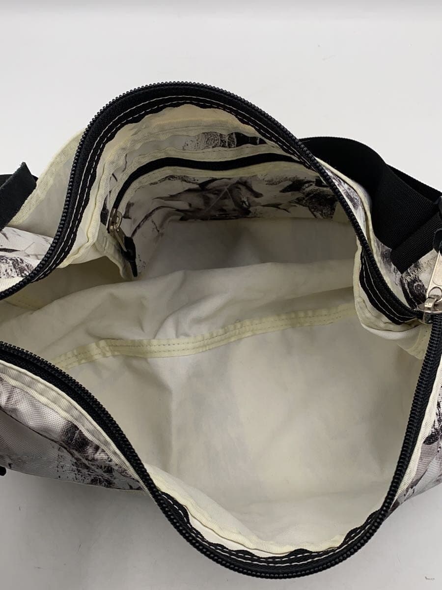 GREGORY Shoulder Bag Canvas White All-over Print 6