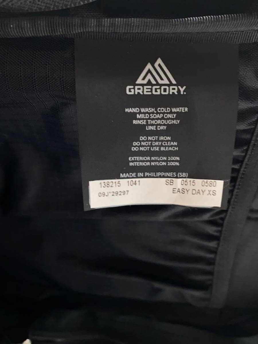 GREGORY Backpack Nylon Black Solid 138215 1041 7