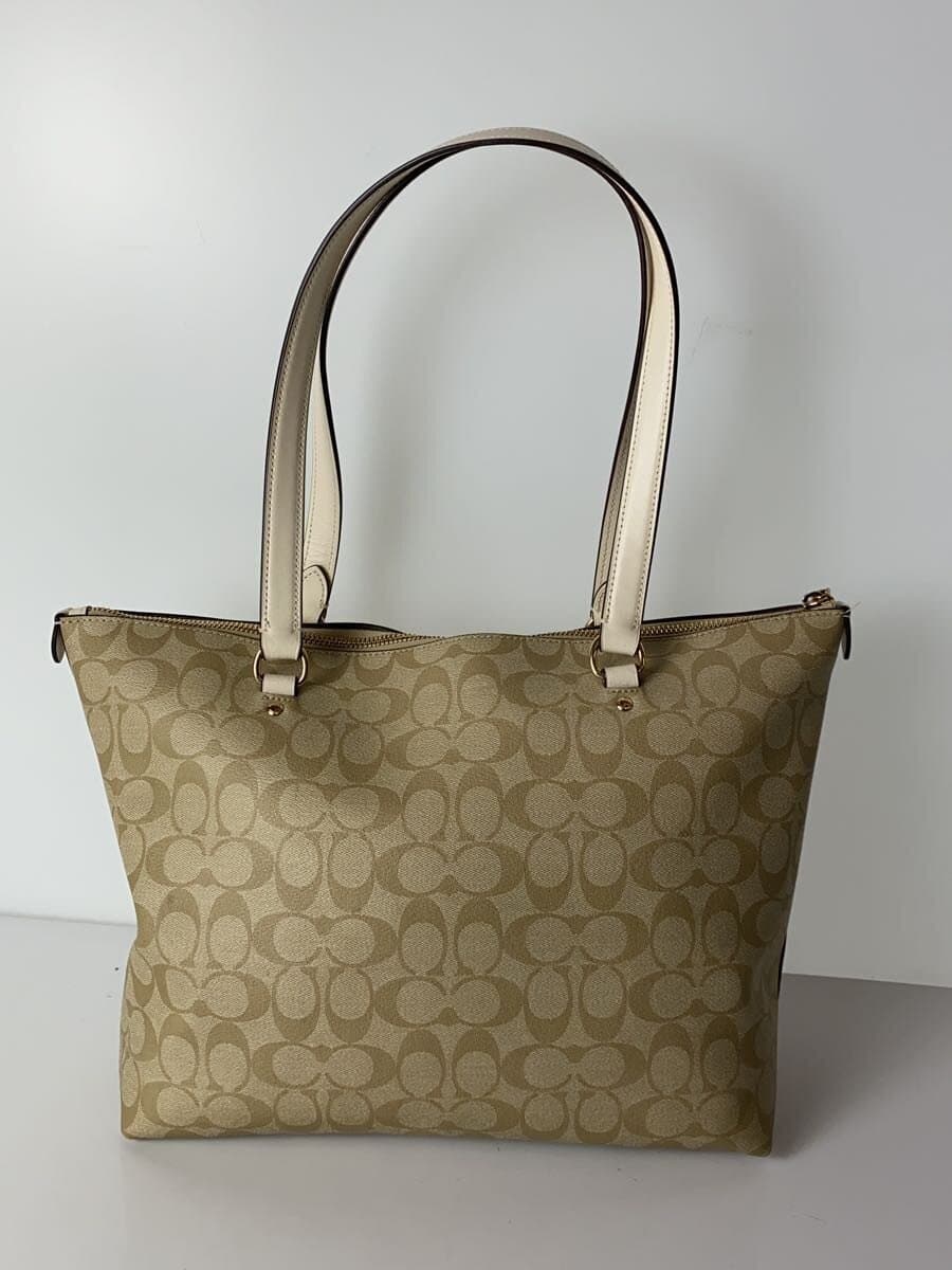 COACH Tote Bag BEG All Over Pattern 3