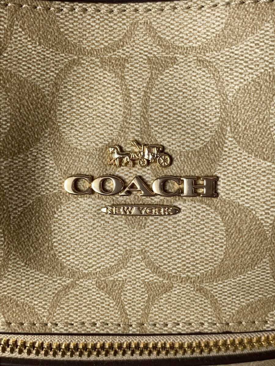COACH Tote Bag BEG All Over Pattern 5