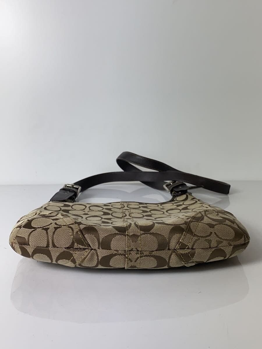 COACH Shoulder Bag Canvas BEG All Over Pattern F12992 4