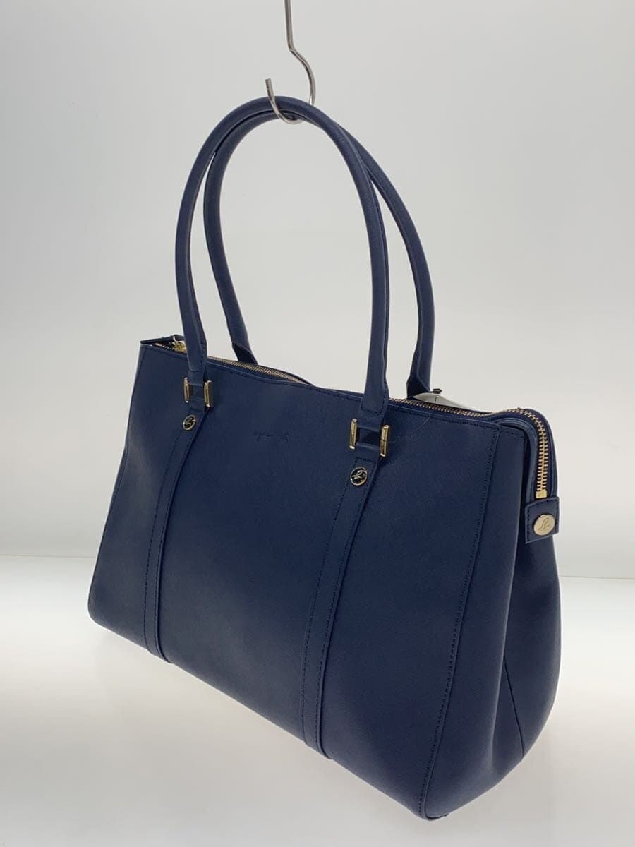agnes b VOYAGE Handbag NVY Solid CR11S-06 2