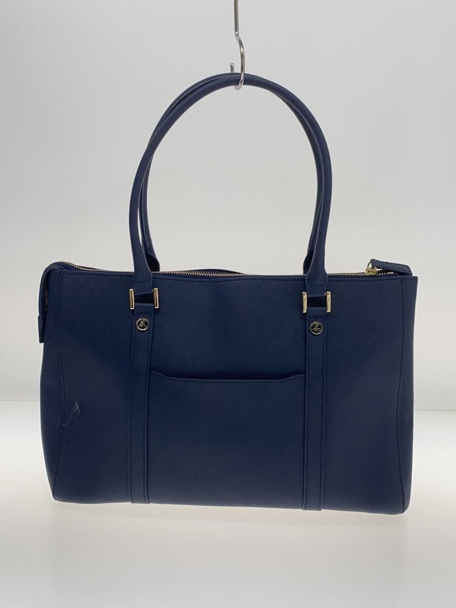 agnes b VOYAGE Handbag NVY Solid CR11S-06 3