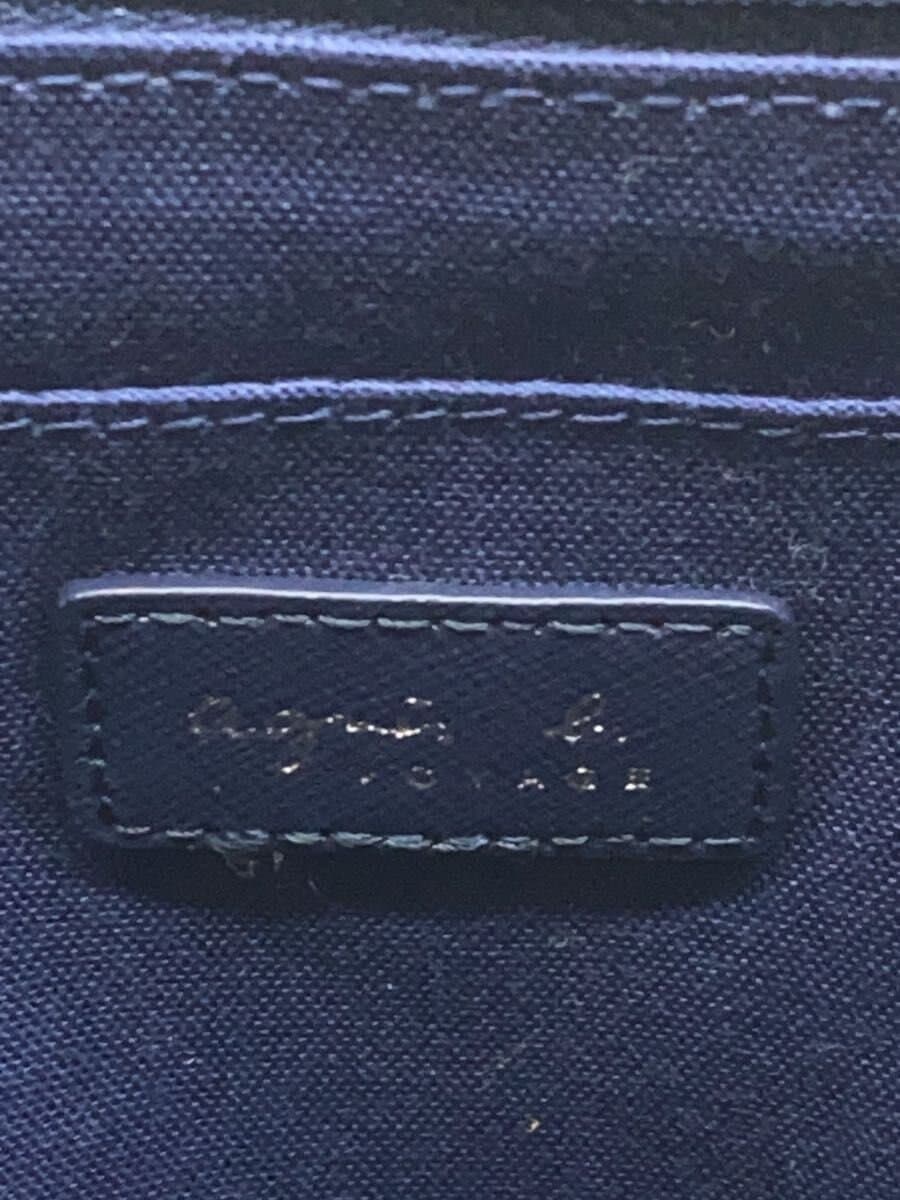 agnes b VOYAGE Handbag NVY Solid CR11S-06 5