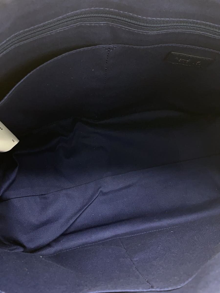 agnes b VOYAGE Handbag NVY Solid CR11S-06 6
