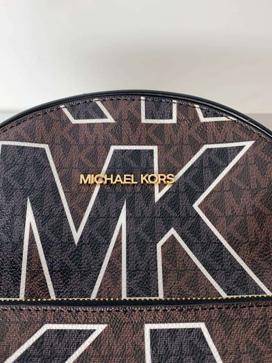 MICHAEL KORS Backpack Leather BRW All Over Pattern 35H1G4AB2V 5