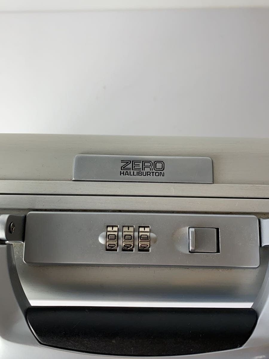 ZERO HALLIBURTON Attache Case SLV Solid S3L-SI 5
