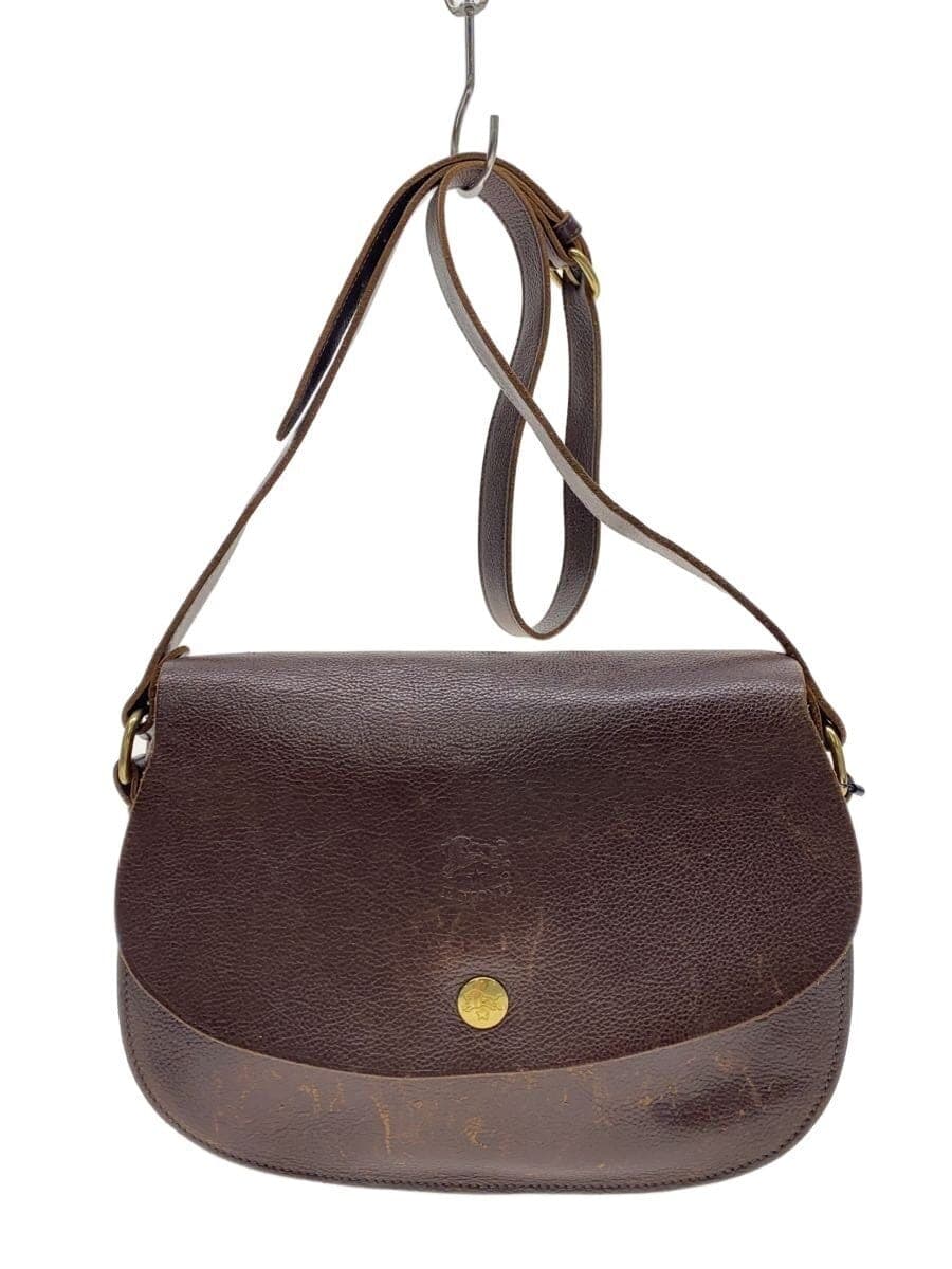IL BISONTE Shoulder Bag Leather BRW