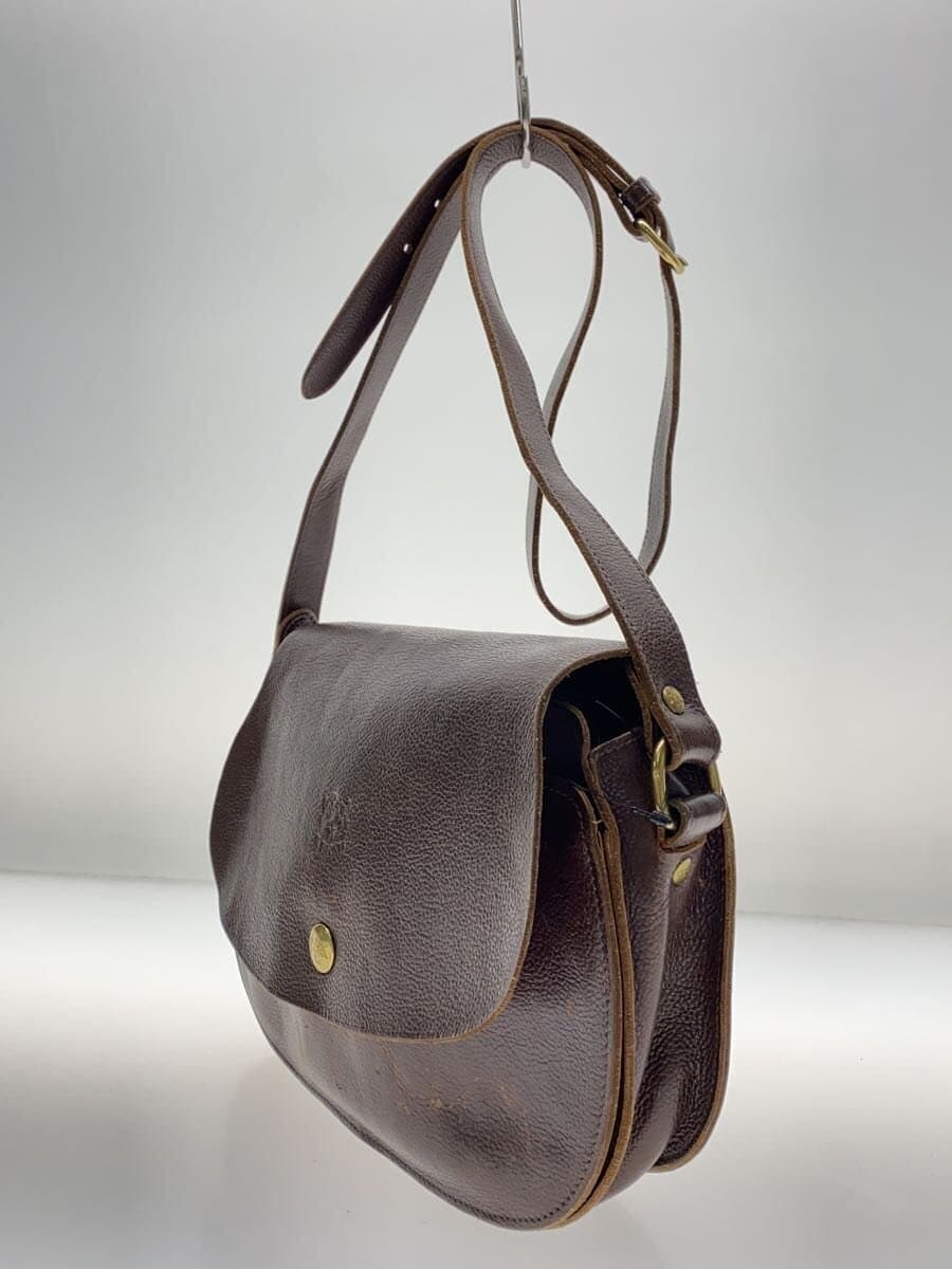 IL BISONTE Shoulder Bag Leather BRW 2