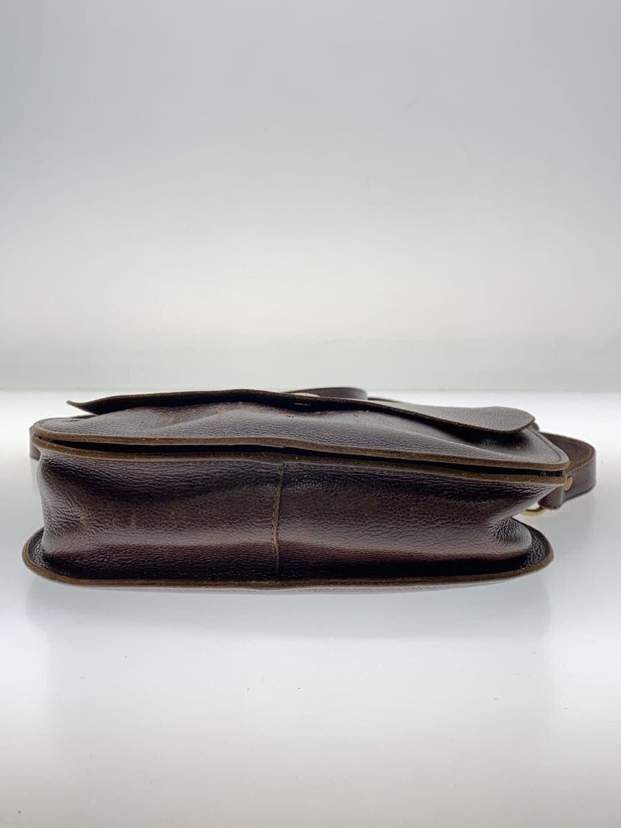 IL BISONTE Shoulder Bag Leather BRW 4