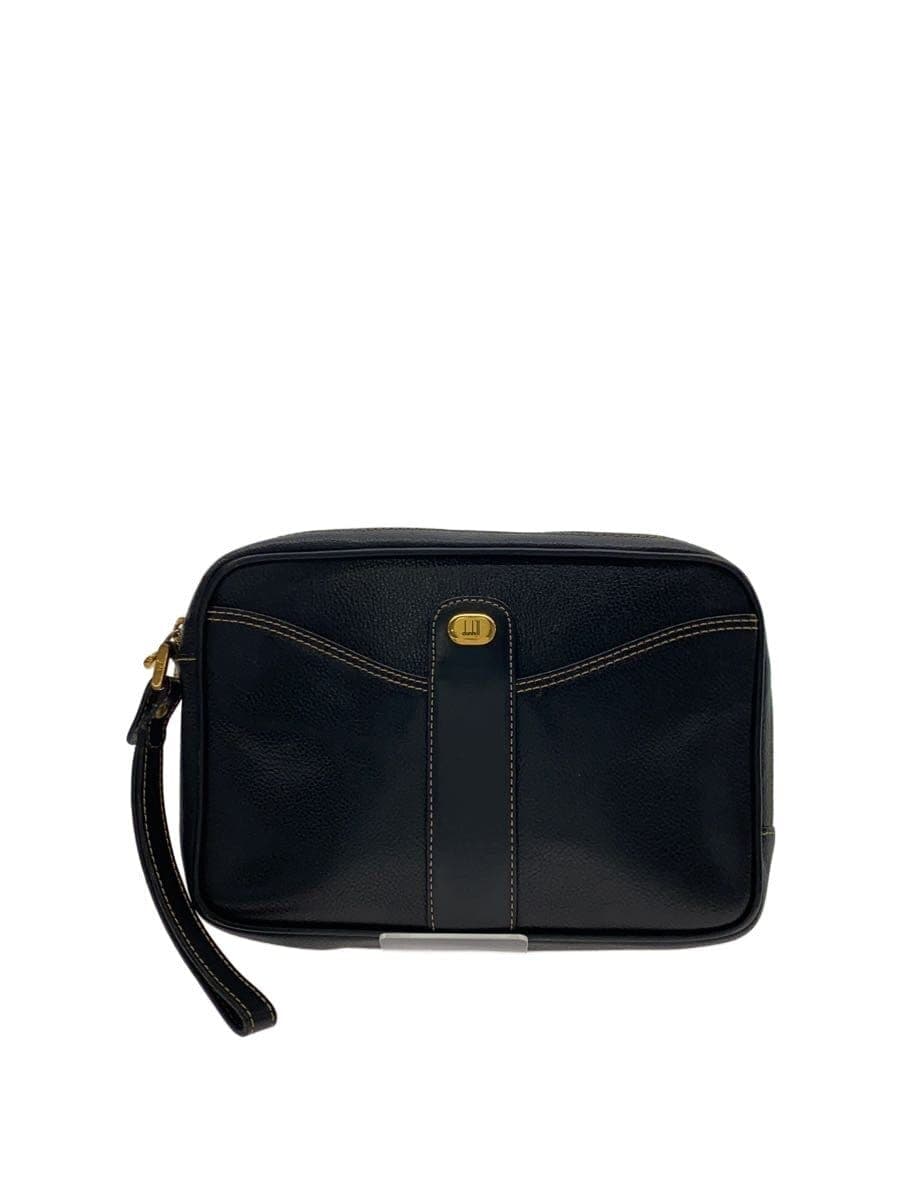 dunhill Second Bag Leather BLK Solid