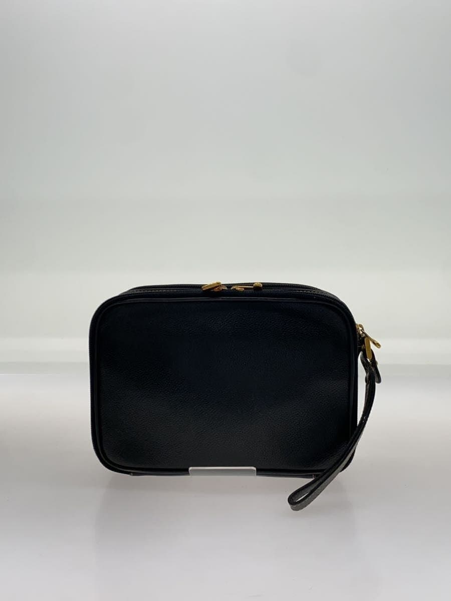 dunhill Second Bag Leather BLK Solid 3