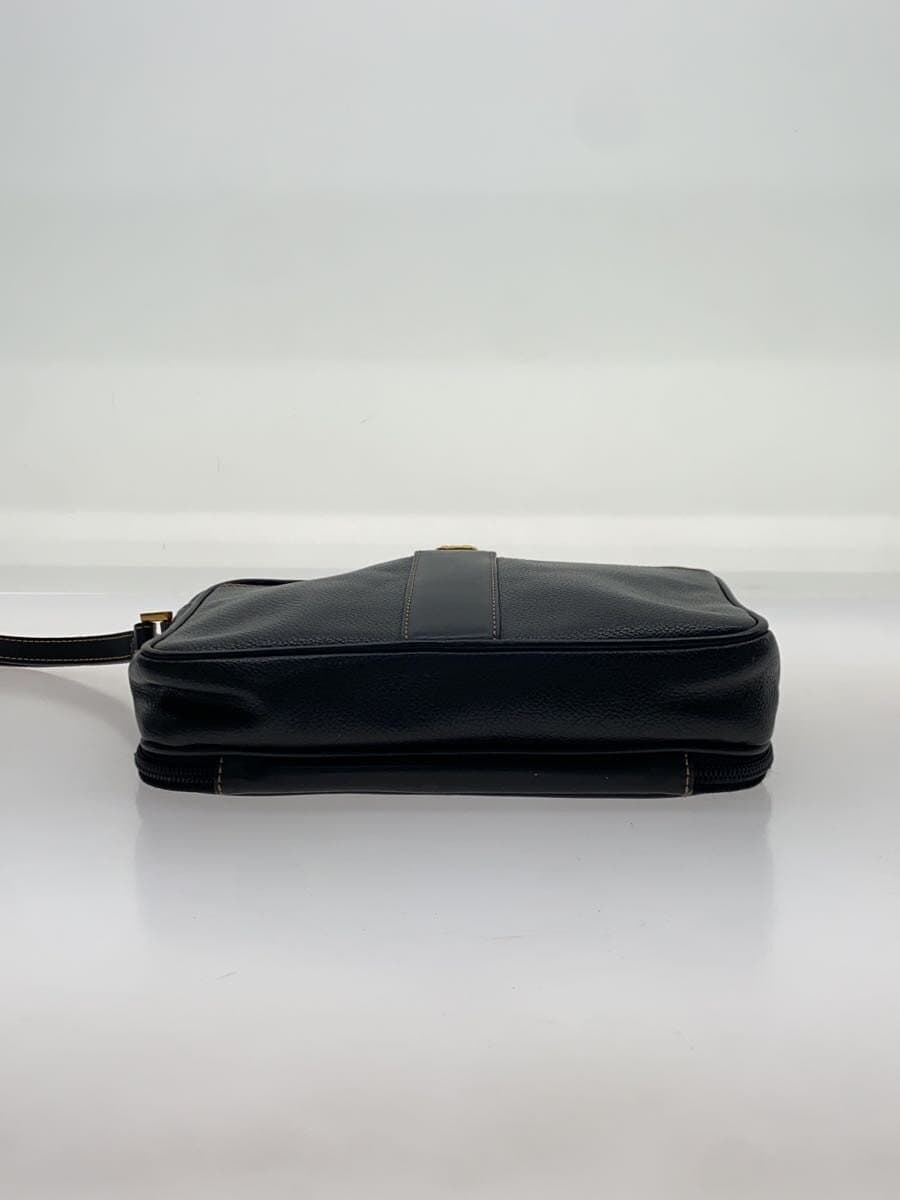 dunhill Second Bag Leather BLK Solid 4