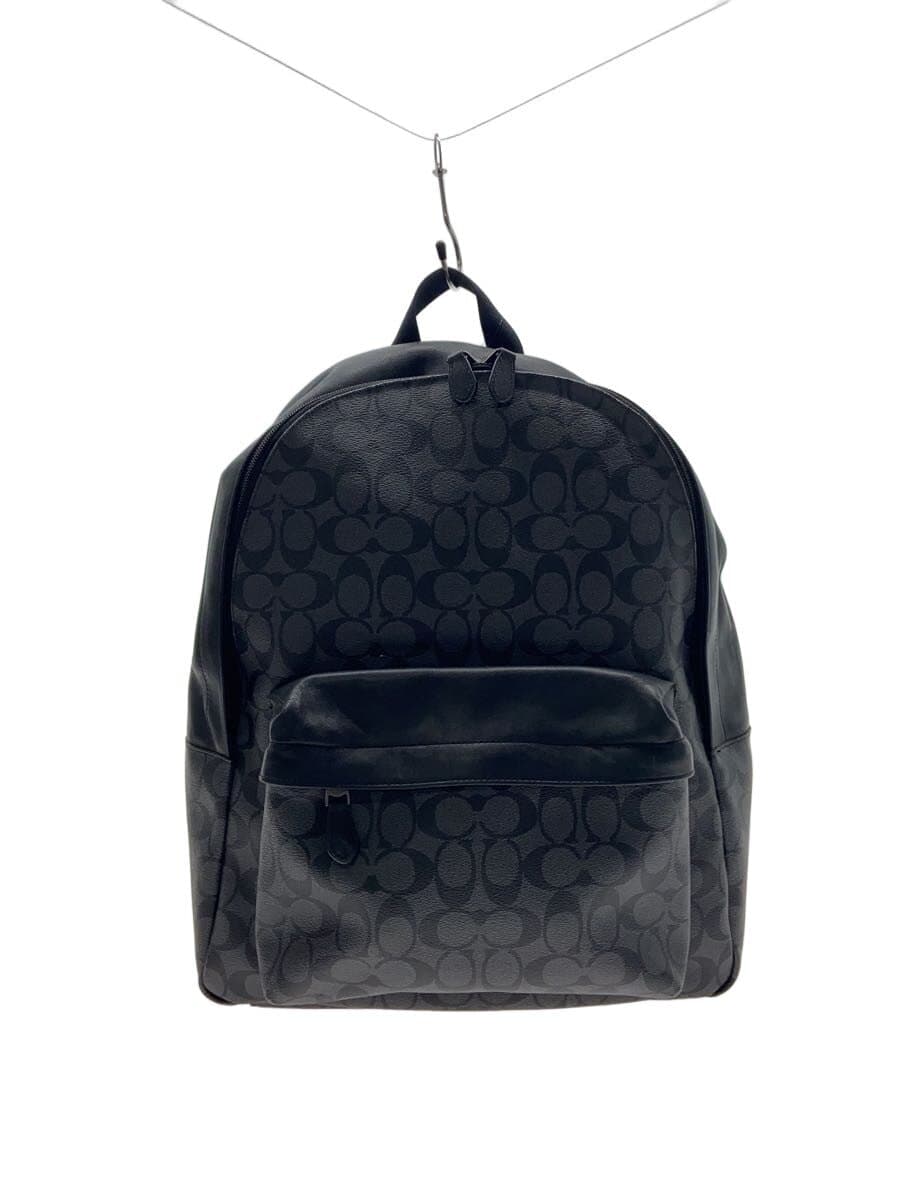 COACH Backpack_Signature PVC BLK