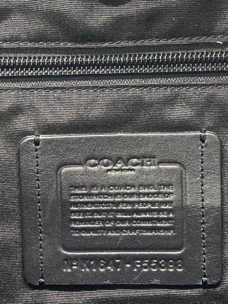 COACH Backpack_Signature PVC BLK 5
