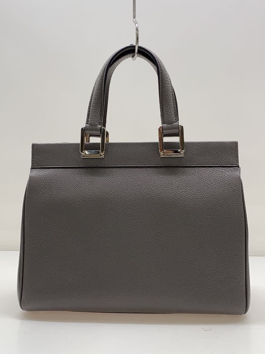 GUCCI Small Top Handle Bag Zumi Leather GRY 569712 1B90X 1275 3
